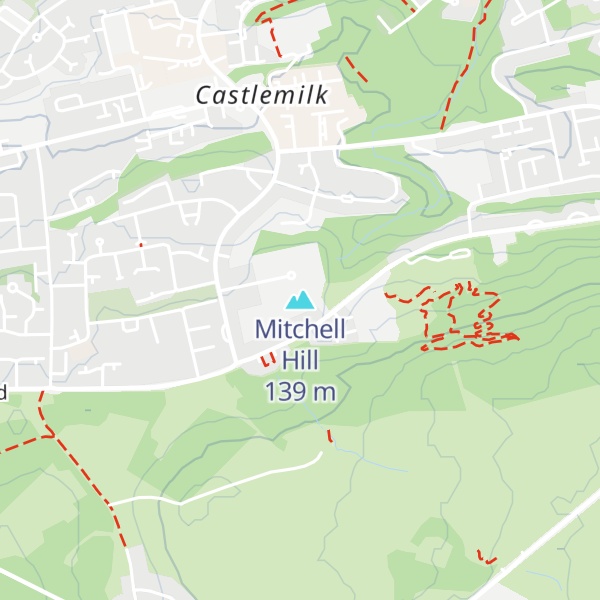 Map of Mitchell Hill