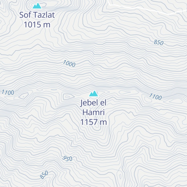 Map of Jebel el Hamri