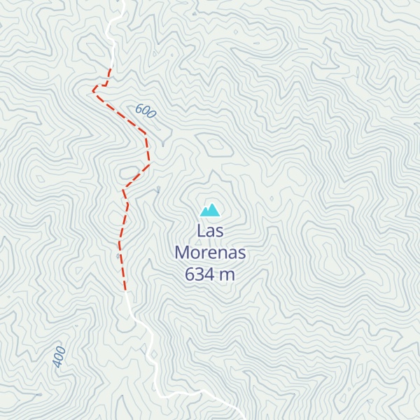 Map of Las Morenas