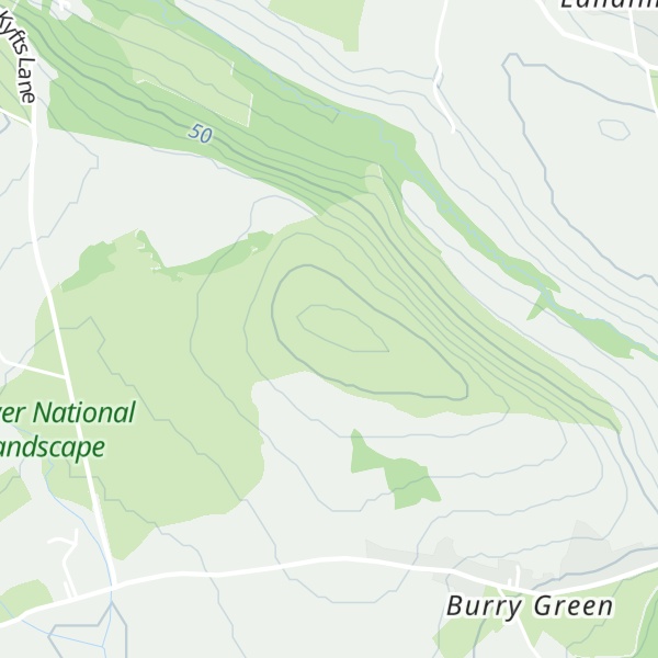 Map of Ryer's Down