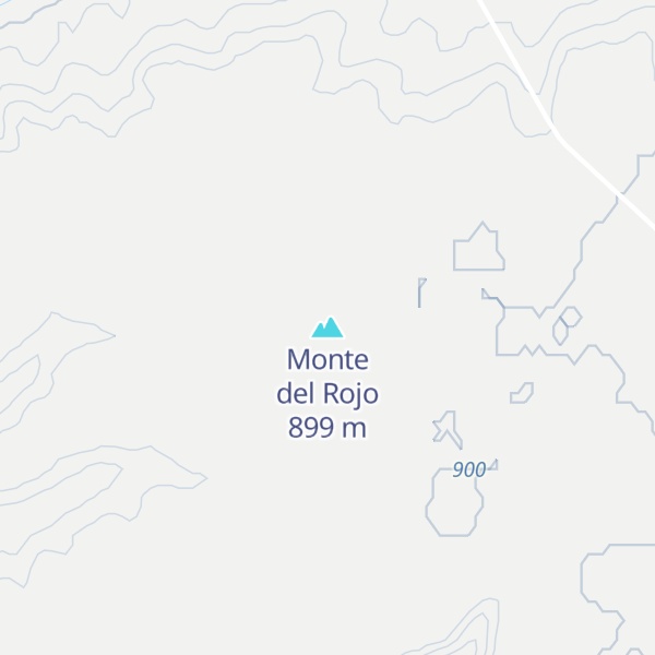 Map of Monte del Rojo