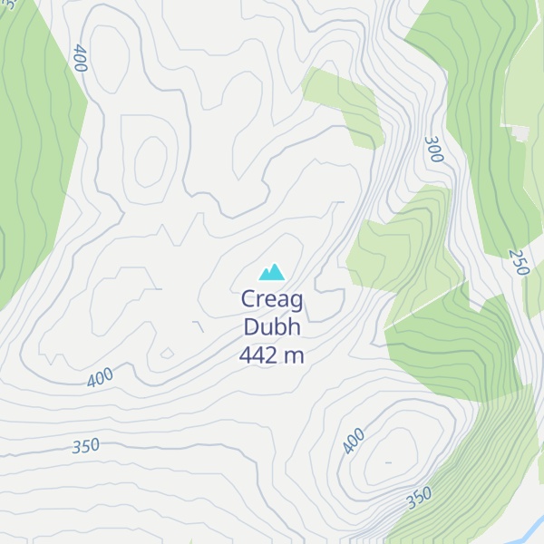 Map of Creag Dubh