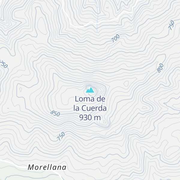 Map of Loma de la Cuerda