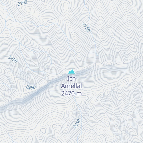 Map of Ich Amellal