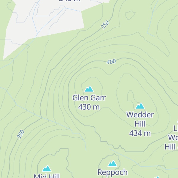 Map of Glen Garr