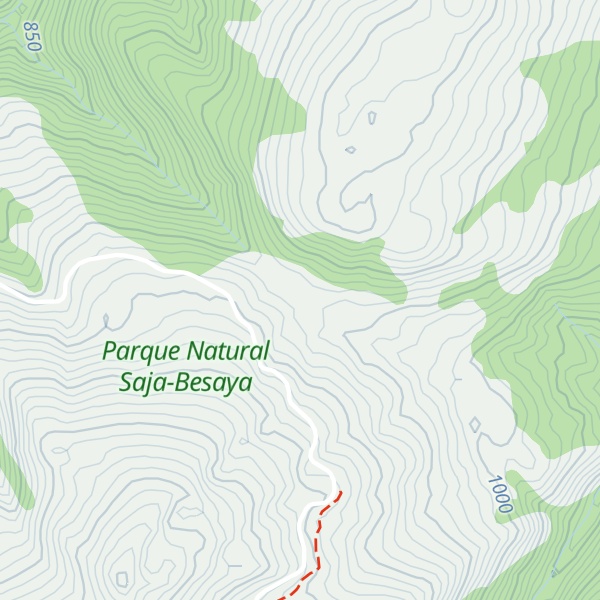 Map of Refugio de Ozcaba