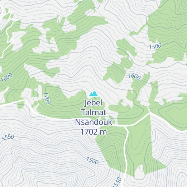 Map of Jebel Talmat Nsandouk