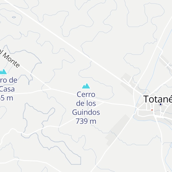 Map of Cerro de los Guindos