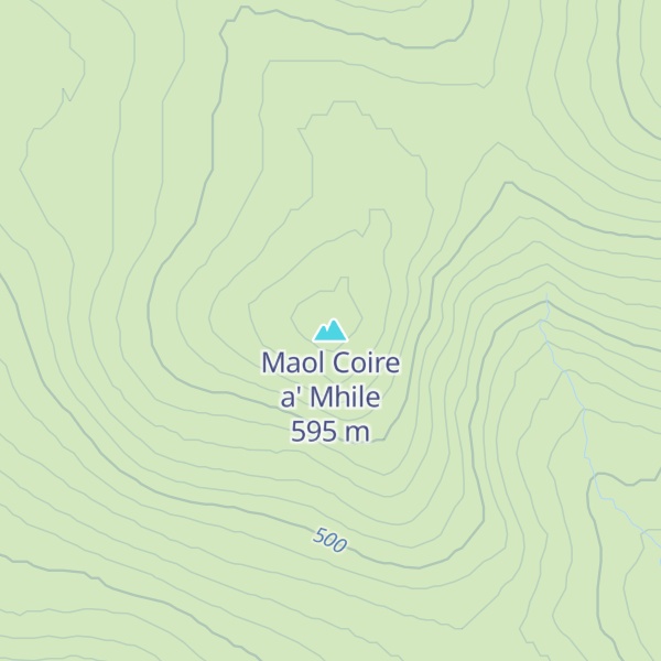 Map of Maol Coire a' Mhile