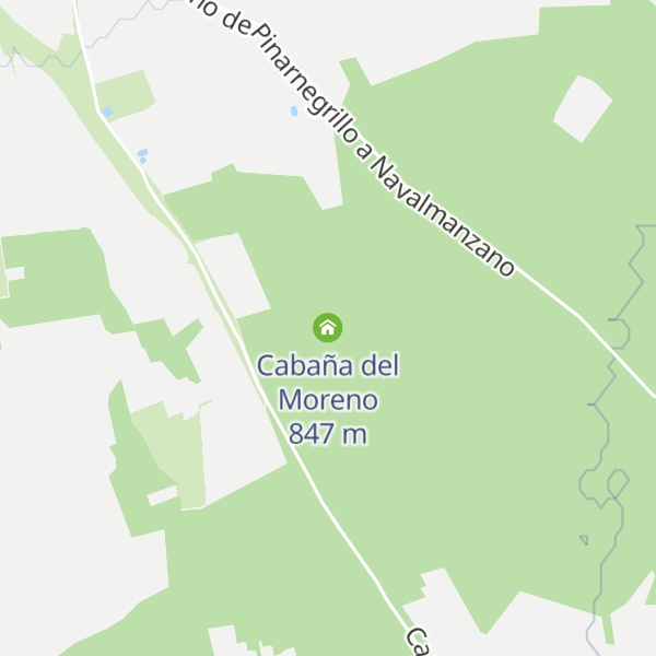 Map of Cabaña del Moreno