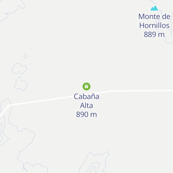 Map of Cabaña Alta
