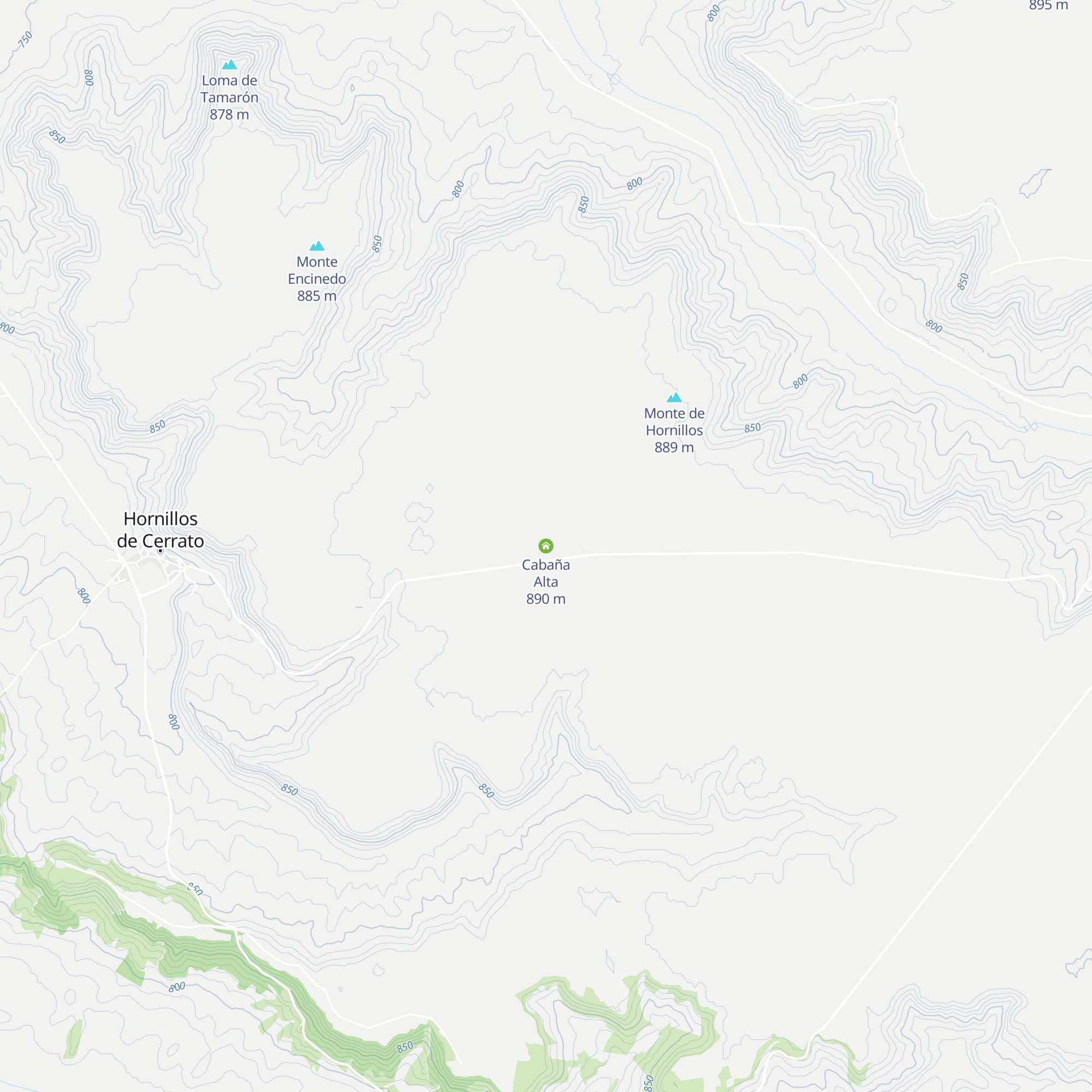 Cabaña Alta map