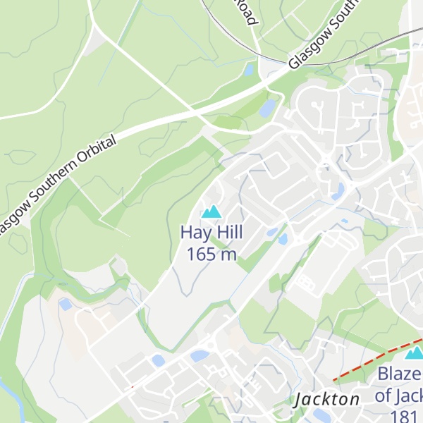 Map of Hay Hill