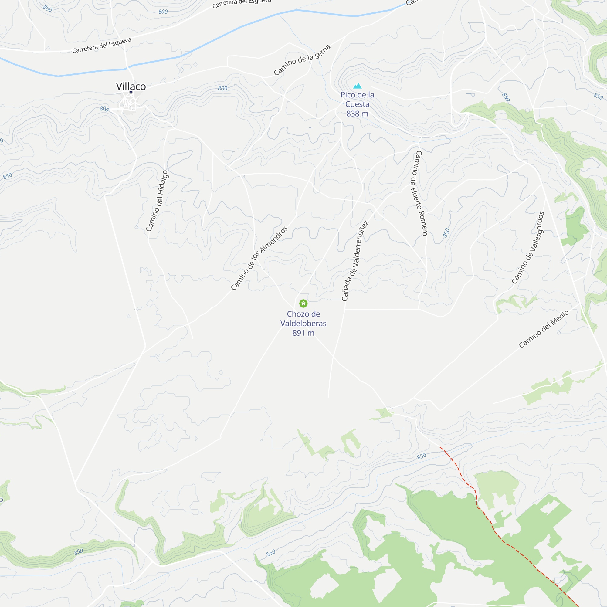 Chozo de Valdeloberas map