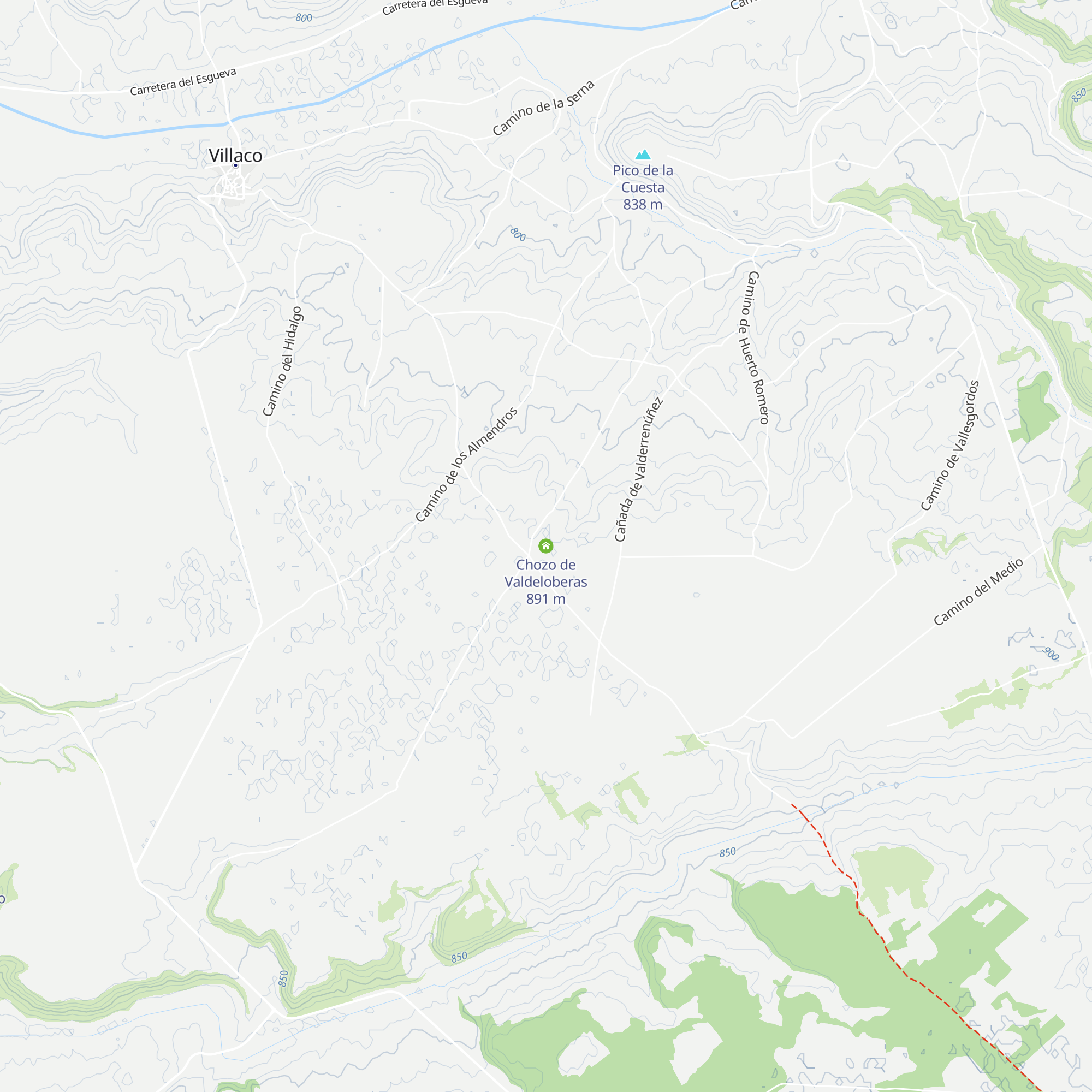 Chozo de Valdeloberas map