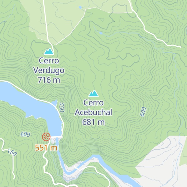 Map of Cerro Acebuchal