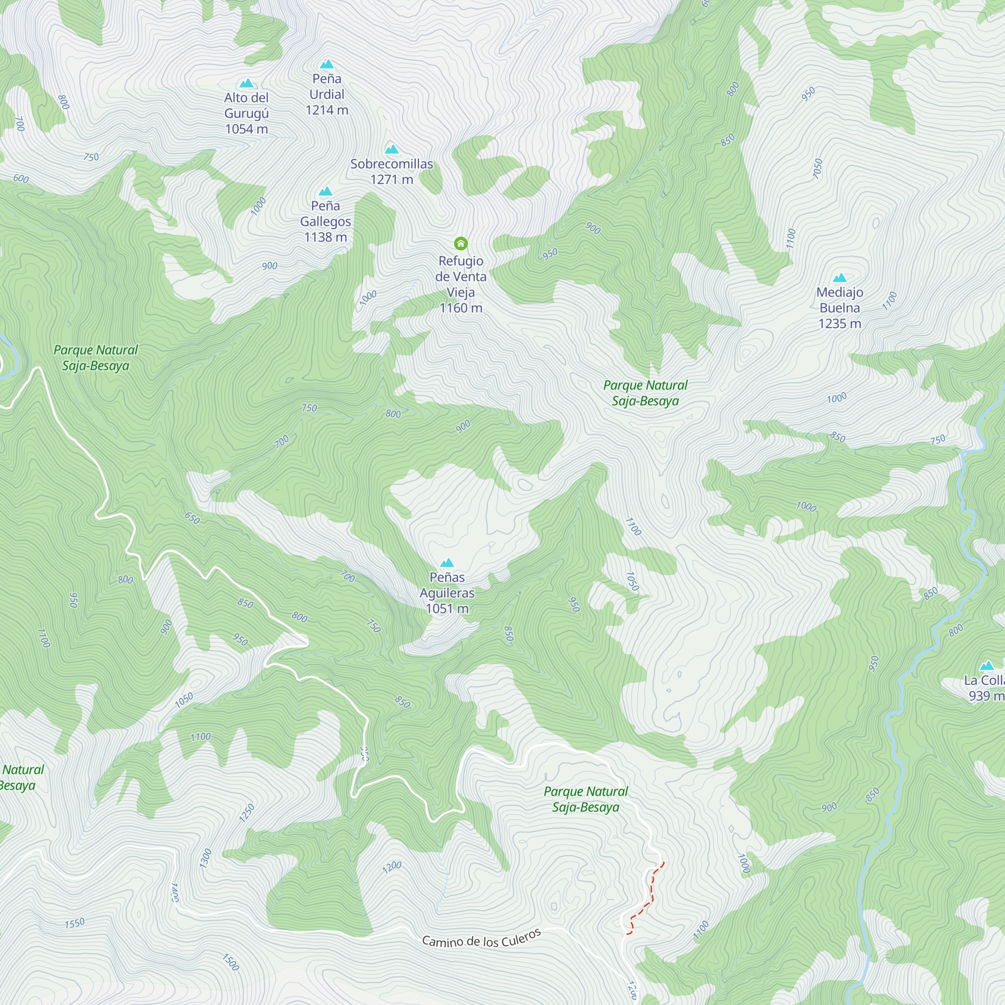 Refugio de Brañas de Espina map