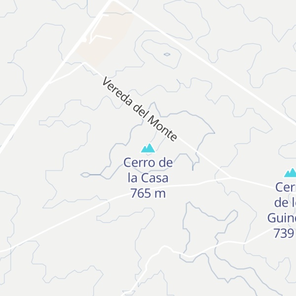 Map of Cerro de la Casa