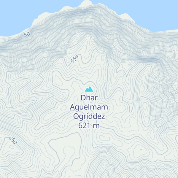 Map of Dhar Aguelmam Ogriddez