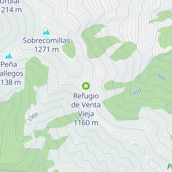 Map of Refugio de Venta Vieja