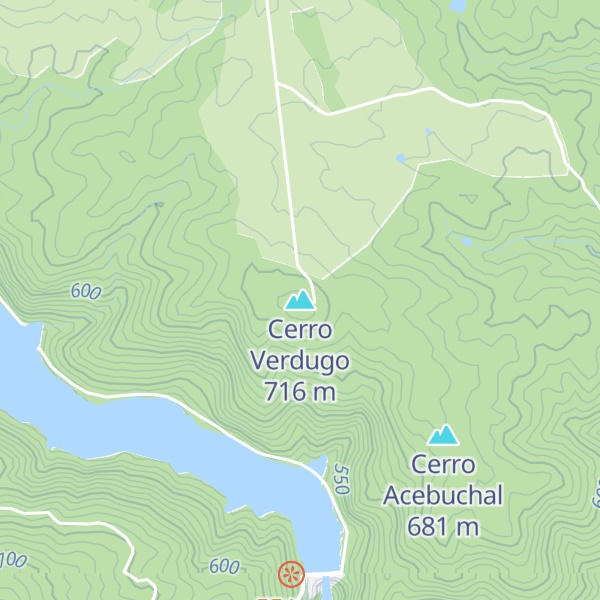 Map of Cerro Verdugo