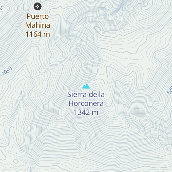 Map of Sierra de la Horconera