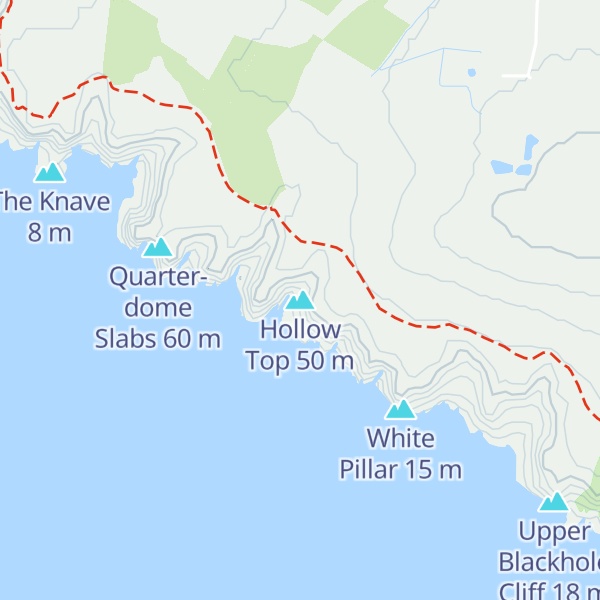 Map of Hollow Top