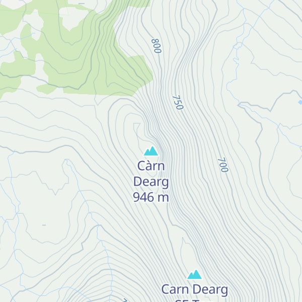 Map of Càrn Dearg