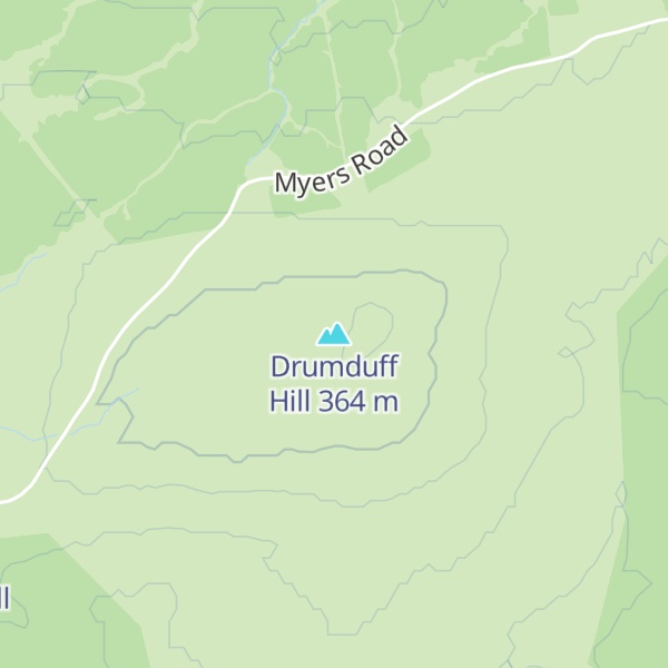 Map of Drumduff Hill