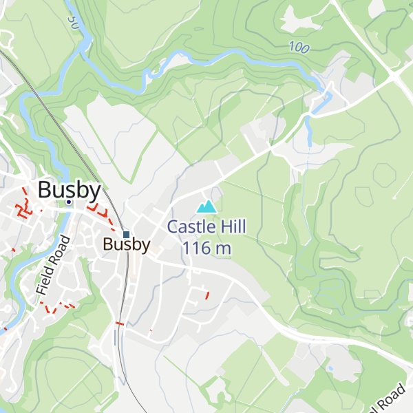 Map of Castle Hill