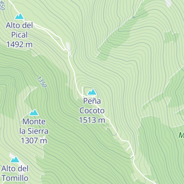 Map of Peña Cocoto