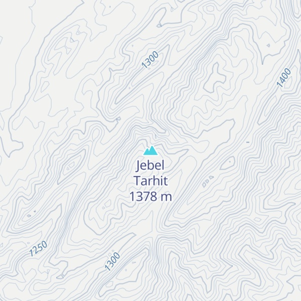 Map of Jebel Tarhit