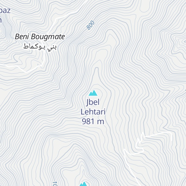 Map of Jbel Lehtari