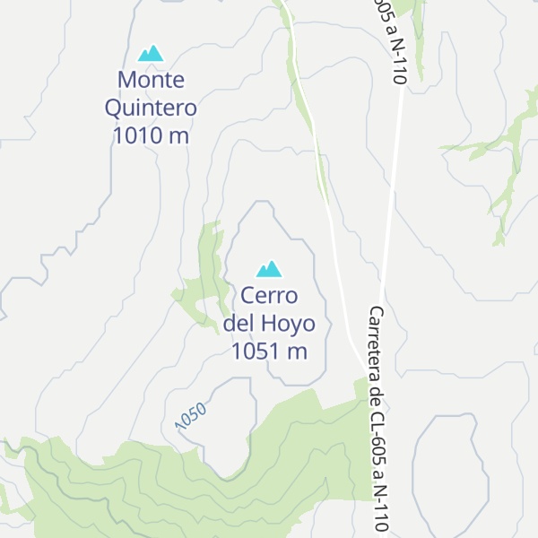 Map of Cerro del Hoyo