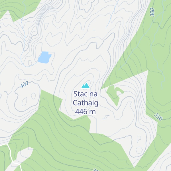 Map of Stac na Cathaig