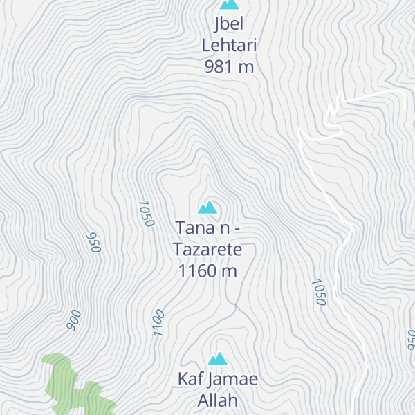Map of Tana n - Tazarete
