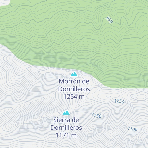 Map of Morrón de Dornilleros