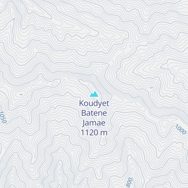 Map of Koudyet Batene Jamae