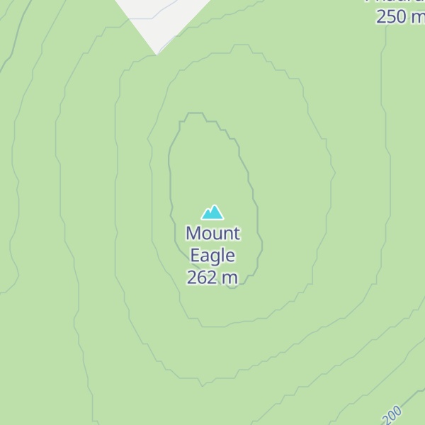 Map of Mount Eagle