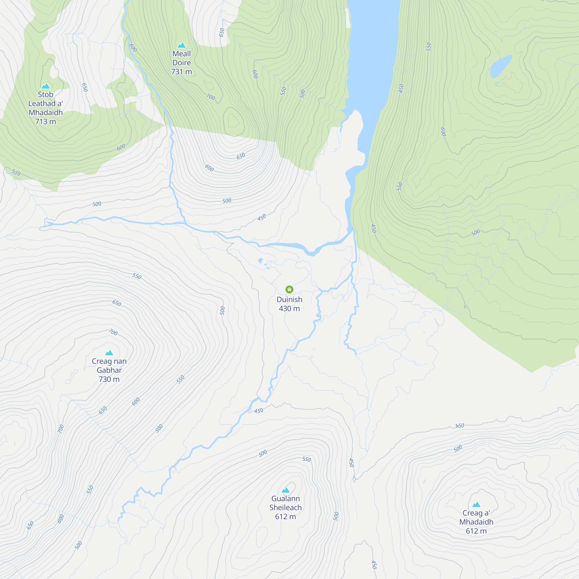 Duinish map