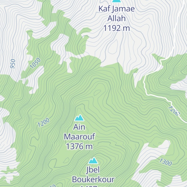 Map of Jbel Jnan Tahar