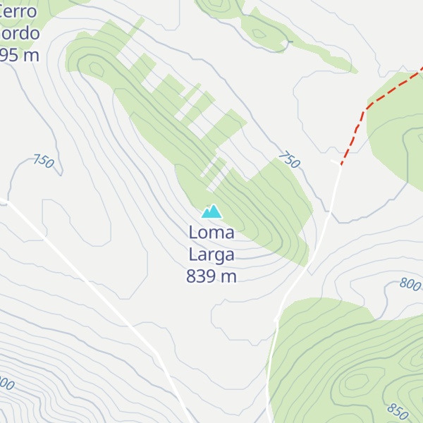 Map of Loma Larga