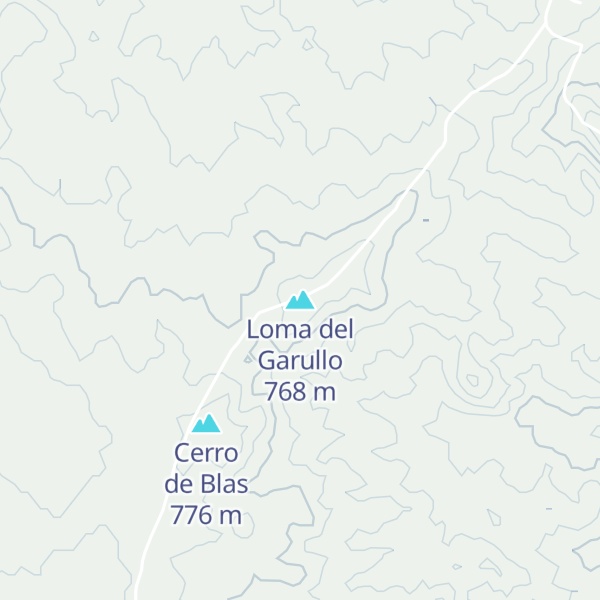 Map of Loma del Garullo