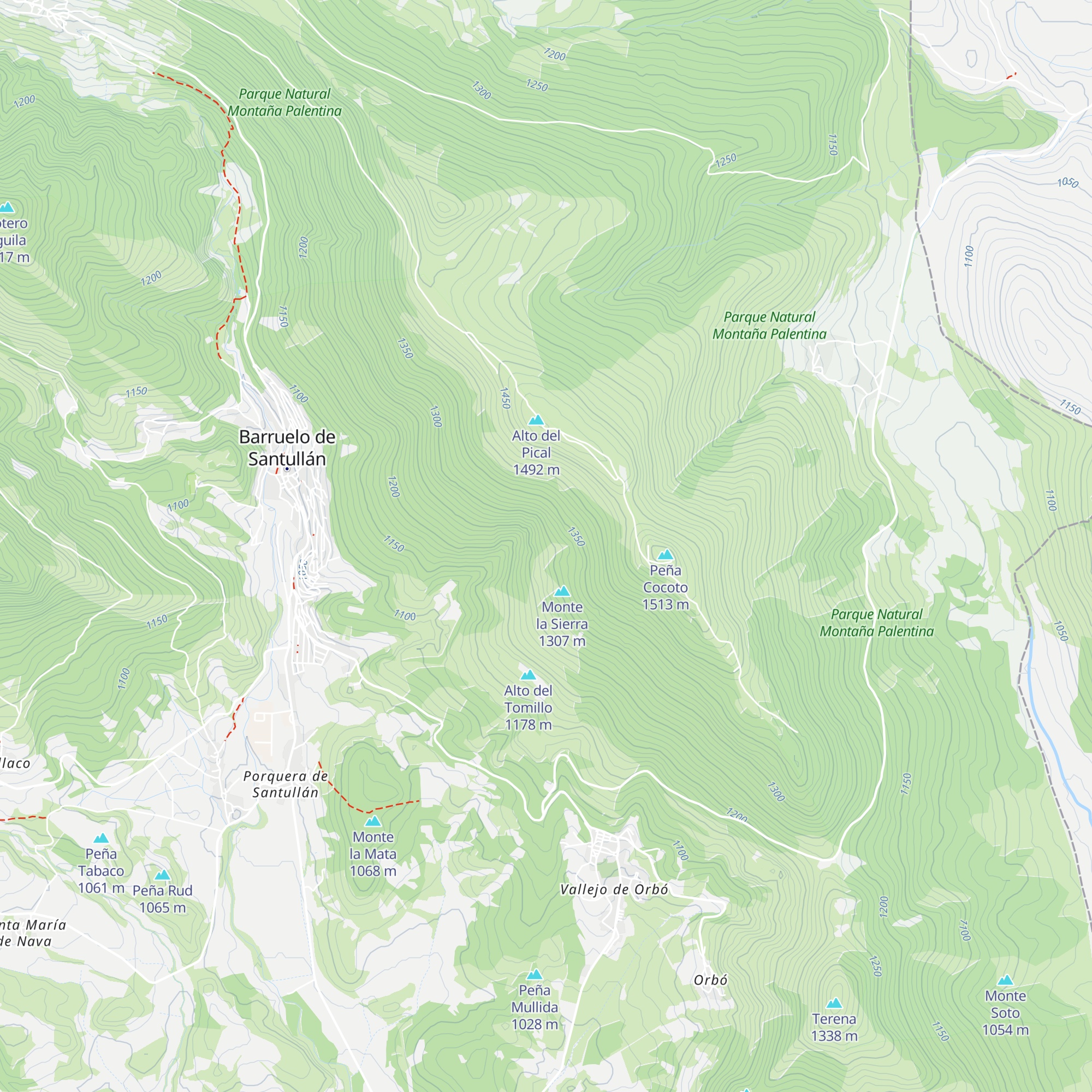 Chozo Corral de Porquera map