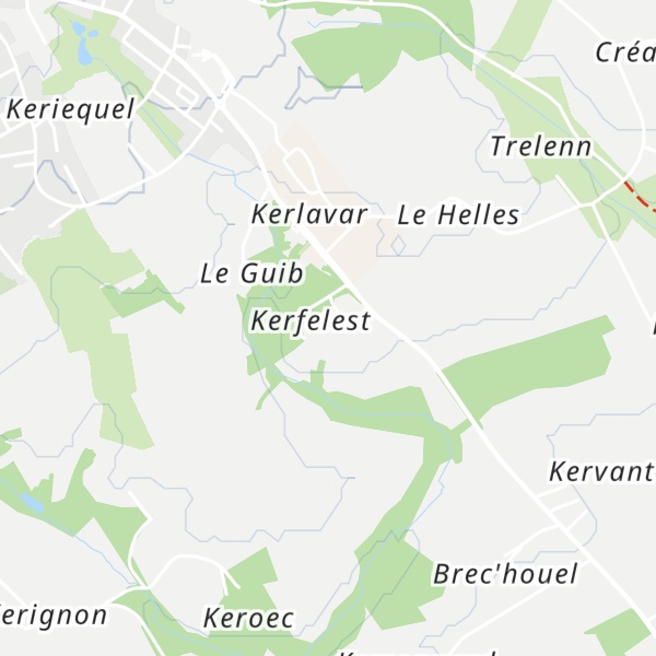 Map of Gîte Kerfeulest