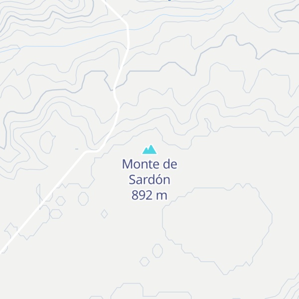 Map of Monte de Sardón