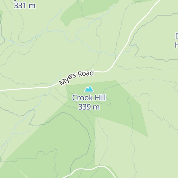 Map of Crook Hill