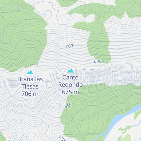 Map of Canto Redondo