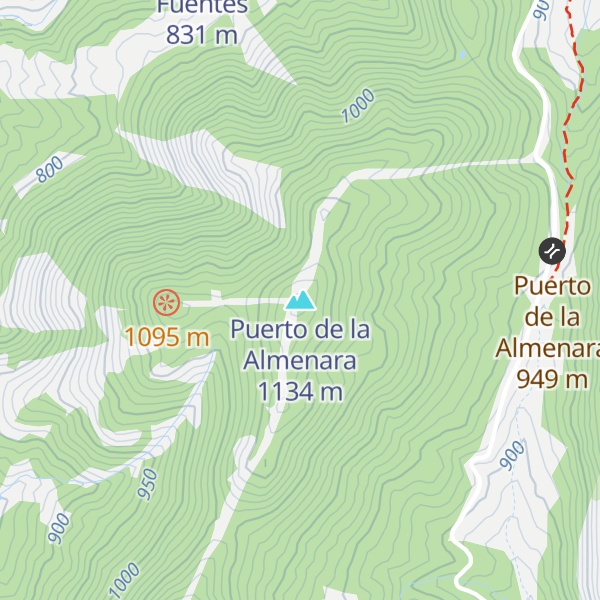 Map of Puerto de la Almenara