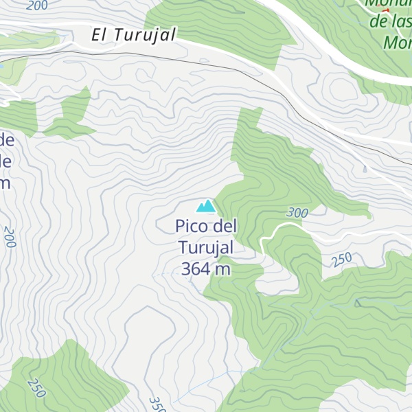 Map of Pico del Turujal
